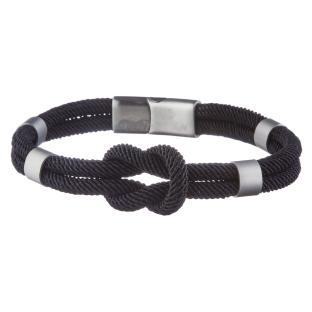 Bracelet Cordon Marin-fermoir Noir Homme Geographical Norway SG-315026 vue 0