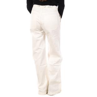 Jean Droit Blanc Femme Kaporal JAEL vue 0