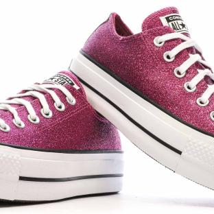 Women's Pink Sneakers Converse Chuck Taylor All Star Lift A05438C Photo of the Espace des Marques %store% store - view of %key%