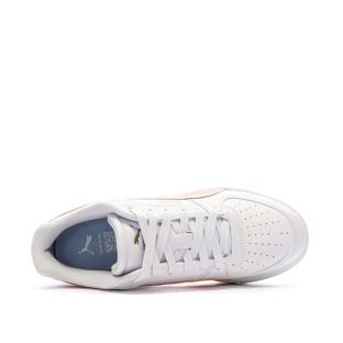 Baskets Blanche/Orange Ado Puma Caven Iii Retro vue 0
