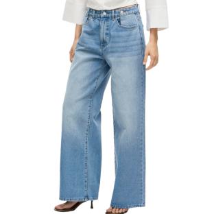 Jean Loose Bleu Femme Vila Vihelia vue 0