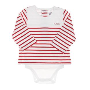 Body Camiseta EOM Vabody Rojo/Blanco Niño ver 0