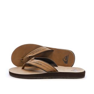 Braune Herren-Flip-Flops von Quiksilver Carver Nubuck Ansicht 0