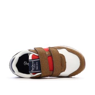 Baskets Marron Garçon Pepe jeans London Life vue 0