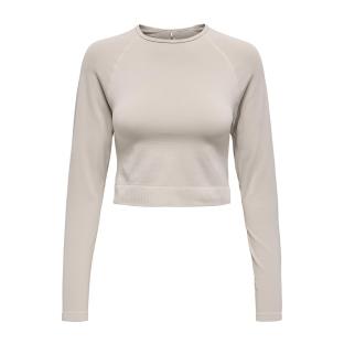 Top de sport Beige Femme Only Jiji Seam vue 0