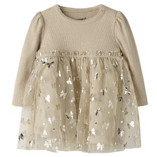 Robe Beige Fille Name it Frosally vue 0