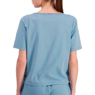 T-Shirt Blau Damen Le Coq Sportif Ess Tee Ss Ansicht 0
