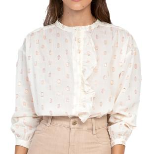 An'ge Ambre Women's Ecru/Rose Shirt Photo of the Espace des Marques %store% store - view of %key%