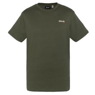 T-shirt Kaki Homme Schott Brode vue 0