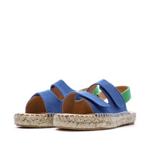 Sandales Bleu/Vertes Fille Pare Gabia Doris vue 0