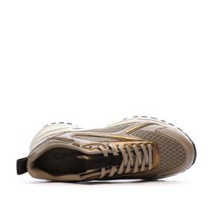 Zapatillas marrones para mujer Calvin Klein Jeans Hike Run Ckstripe ver 0