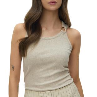 Beiges Damen-Tanktop von Vero Moda, Modell „Kiki“ Ansicht 0