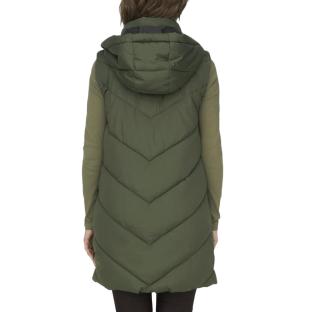 JDY Women's Khaki Padded Waistcoat Photo of the Espace des Marques %store% store - view of %key%