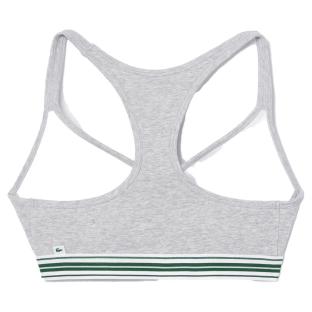 Sujetador gris para mujer Lacoste World ver 0