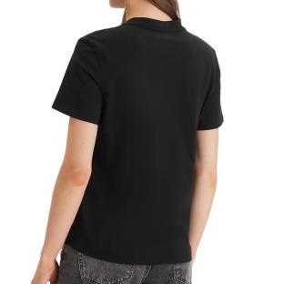 T-Shirt Noir Femme Calvin Klein Jeans Ss Clasic vue 0