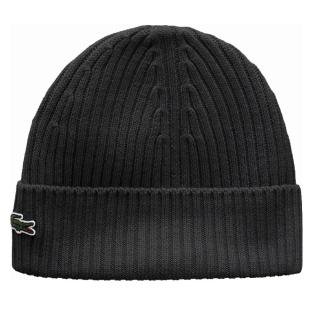 Bonnet Gris Foncé Homme Lacoste RB0001 vue 0