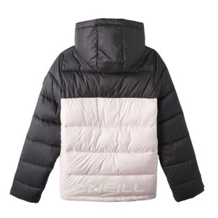 Doudoune À Capuche Noire/Rose Clair Fille Originals Puffer vue 0