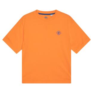 T-Shirt Orange Garçon Timberland T60424 Nectarine vue 0