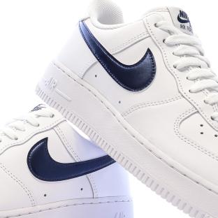 Baskets Blanc/Bleu Homme Nike Air Force 1 '07 Lv8 vue 0
