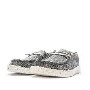 Chaussures Grises Chiné Femme Hey Dude Wendy Sox vue 0
