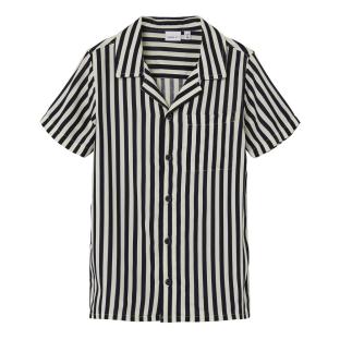 Boys' Black/White Stripes Shirt Name it Ferane Photo of the Espace des Marques %store% store - view of %key%