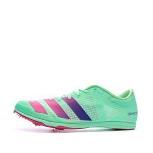 Chaussures d'Athlétisme Vertes Homme Adidas Distancestar vue 0