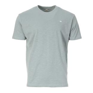 T-Shirt Blau Mann No Publik Flamme Ansicht 0