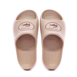 Claquettes Vieux Rose Femme Lacoste Serve Slide 2.0 vue 0
