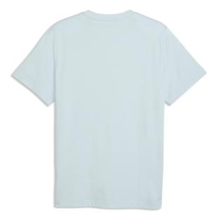 T-Shirt Bleu Clair Logo Graphique Homme PUMA Summer vue 0