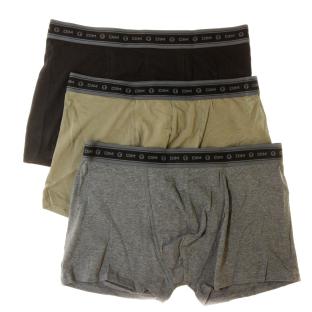 Lot de 3 Boxers Vert/Gris/Noir Homme Dim D6596 vue 0
