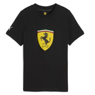 Camiseta negra para niño Puma Ferrari Kids Colored ver 0