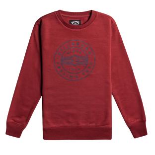 Sweat Bordeaux Garçon Billabong Stamp vue 0