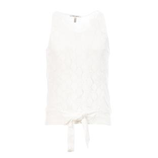 Débardeur Blanc Fille Teddy Smith Dagmar vue 0