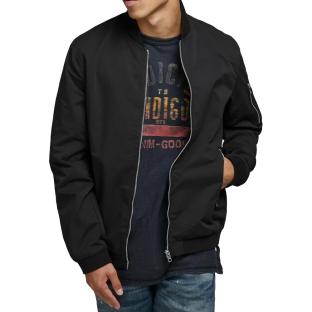 Bomber Noir Homme Jack & Jones Mash vue 0