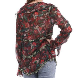 Scotch &amp; Soda Women's Floral/Leopard Blouse Photo of the Espace des Marques %store% store - view of %key%