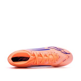 Chaussures de Foot Orange Adidas F50 League Mid FG/MG vue 0