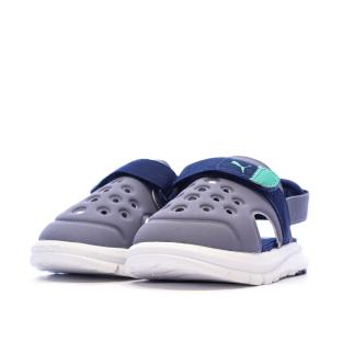 Sandales Gris Bleuté Mixte Puma Evolves vue 0