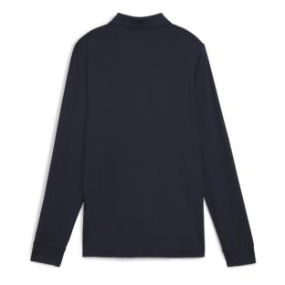 Polo azul marino de mujer Puma Longsleeve ver 0