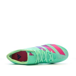 Chaussures d'Athlétisme Vertes Homme Adidas Distancestar vue 0