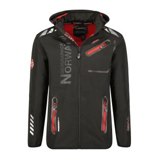 Parka Softshell Noir/Orange Homme Geographical Norway GN-ROYAUTE vue 0