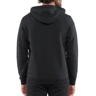 Sweatshirt mit Reißverschluss Schwarz Gemischte Converse Brushed Ansicht 0