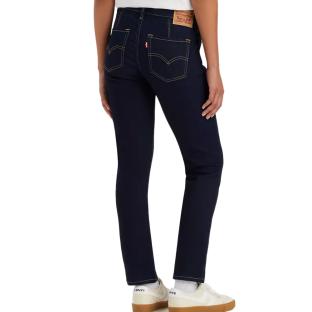 Jean 712 Slim Bleu Brut Femme Levi's Welt Pocket vue 0