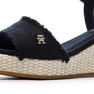 Sandales à Talons Noir Femme Tommy Hilfiger Wedgeee vue 0
