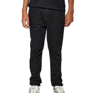 Jean Slim Noir Garçon Kaporal CEGOB vue 0