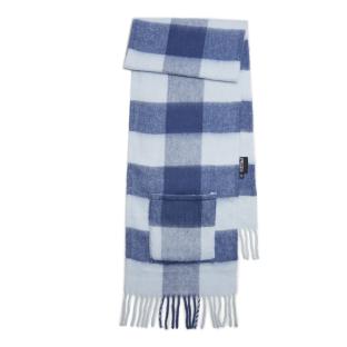 Echarpe Bleu Femme Pieces Rea Long Scarf vue 0