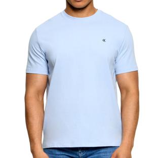 T-Shirt Bleu Clair Homme Calvin Klein Jeans Classic Monogram vue 0
