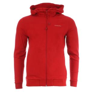 Sweat Zippé Rouge Homme Hungaria Ebeko vue 0