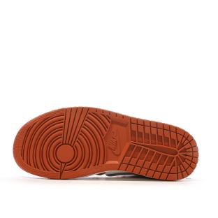 Air Jordan 1 High MM Baskets Oranges Femme Nike vue 0