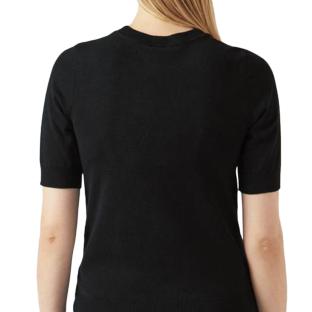 Pull Noir Femme YAS 26036189 vue 0