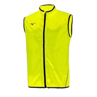 Veste sans manches Jaune Homme Mizuno Rain vue 0